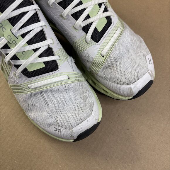 On Cloud Cloudgo Running Shoes Womens Size 9.5 White Meadow Green - Picture 8 of 12